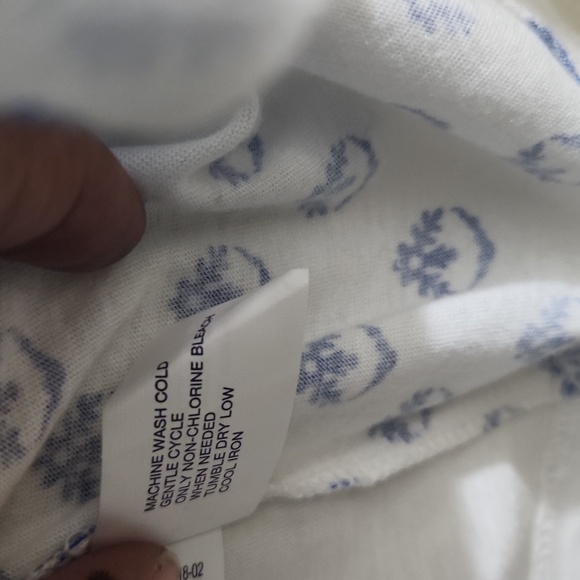 Gap draped cotton top with partial under tank top Small - Picture 16 of 16